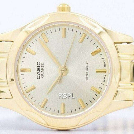 Reloj Casio analógico cuarzo dorado esfera LTP-1275G-9ADF LTP-1275G-9A de la mujer