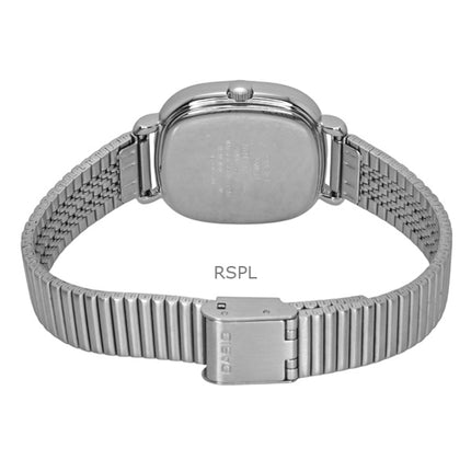 Reloj Casio Standard analógico de acero inoxidable con esfera azul de cuarzo LTP-B166D-2AV para mujer