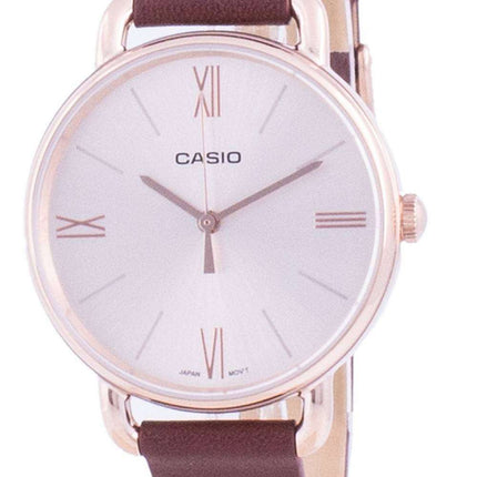 Reloj Casio Rose Gold Tone Dial Quartz LTP-E414PL-5A LTPE414PL-5A para mujer