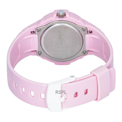 Reloj analógico Casio LX-800H-4AV de cuarzo con correa de resina de base biológica y esfera blanca, 100 m, para mujer
