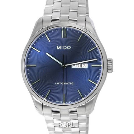 Mido Belluna Sunray esfera azul automático M024.630.11.041.00 M0246301104100 Watch de Men es