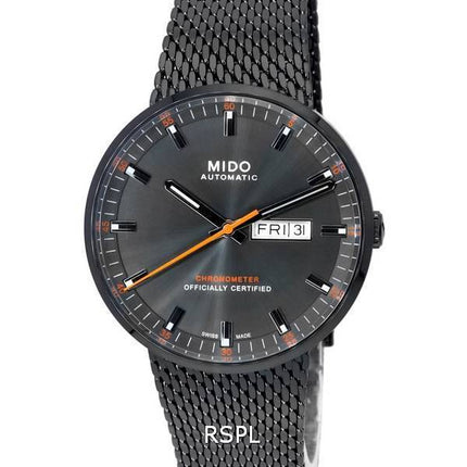 Mido Commander Icone Cronómetro Antracita Dial Automático M031.631.33.061.00 M0316313306100 Reloj para hombre