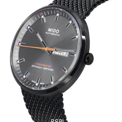 Mido Commander Icone Cronómetro Antracita Dial Automático M031.631.33.061.00 M0316313306100 Reloj para hombre