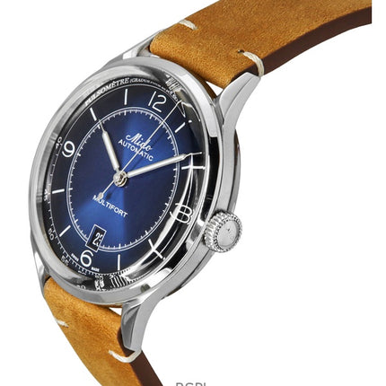 Reloj Mido Multifort Patrimony automático con correa de piel y esfera azul M040.407.16.040.00 para hombre