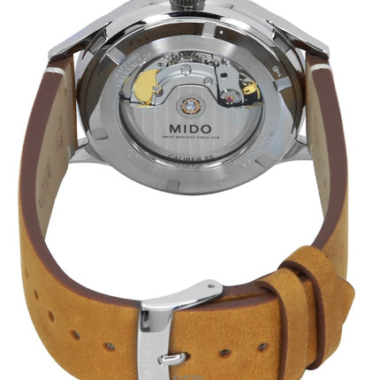 Reloj Mido Multifort Patrimony automático con correa de piel y esfera azul M040.407.16.040.00 para hombre