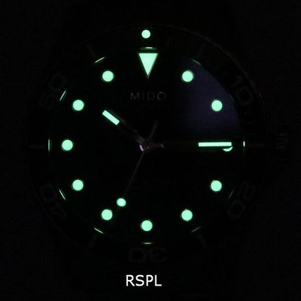 Mido Ocean Star 200C Titanio Negro Dial Automático Diver',s M042.430.44.051.00 M0424304405100 200M Reloj para hombre