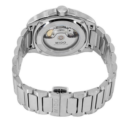 Reloj para hombre Mido Multifort TV Big Date de acero inoxidable con esfera azul automático M049.526.11.041.00 100M