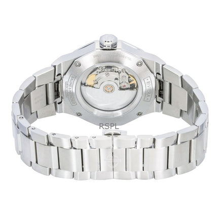 Reloj Baume &amp; Mercier Riviera M0A10829 para hombre, automático, de acero inoxidable, esfera plateada, resistente al agua hasta 100 m.