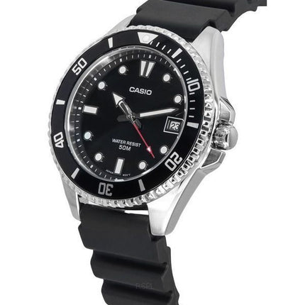 Reloj Casio MDV-10-1A1 de cuarzo con esfera negra y correa de resina analógica estándar para hombre