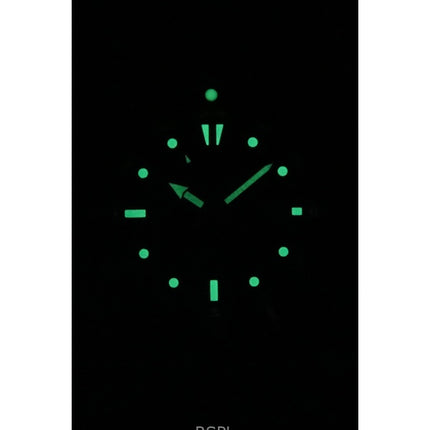 Reloj Casio analógico estándar de acero inoxidable con esfera negra y cuarzo MDV-107D-1A1 200M para hombre