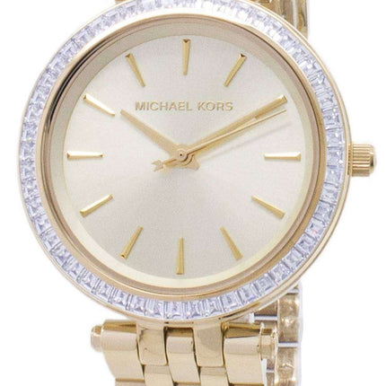 Michael Kors Darci Mini cristales tono oro MK3365 reloj de mujeres
