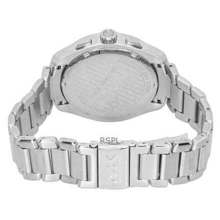 Reloj Michael Kors Accelerator 2.0 Oversized Chronograph de acero inoxidable con esfera negra y cuarzo MK9176 para hombre