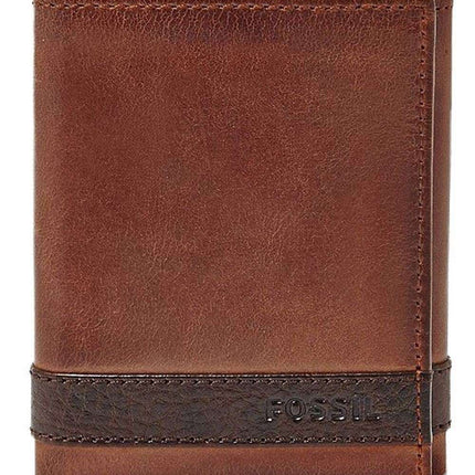 Fossil Quinn Trifold Brown ML3645200 Cartera para hombre