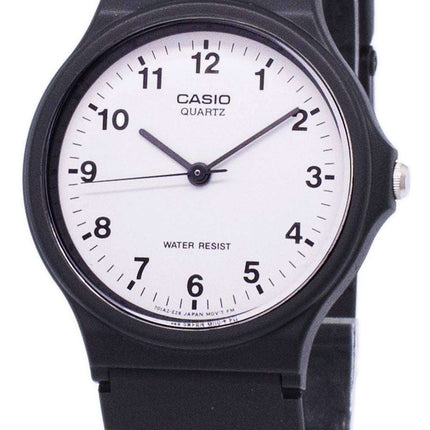 Reloj Casio Classic analógico de cuarzo con esfera blanca MQ-24-7BLDF MQ-24-7BL para hombre reacondicionado
