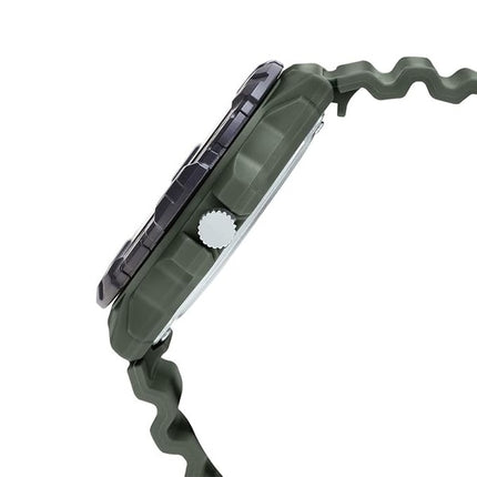 Casio Analog Army Green Resin Band Cuarzo MRW-210H-3A MRW210H-3 100M Reloj para hombre