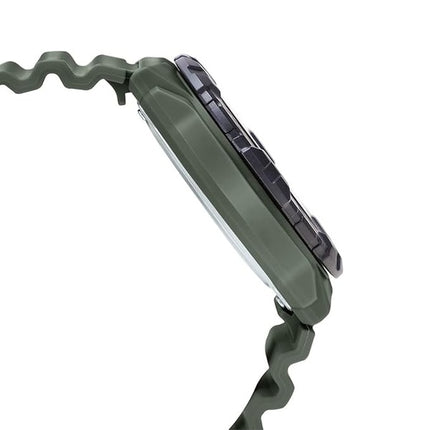 Casio Analog Army Green Resin Band Cuarzo MRW-210H-3A MRW210H-3 100M Reloj para hombre