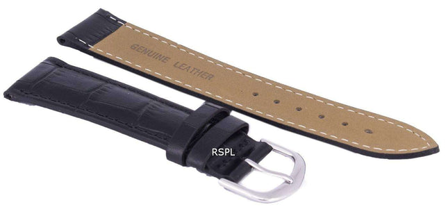 Correa de cuero marca negro Ratio 20mm