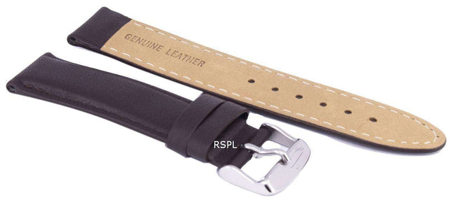 Correa de cuero marca marrón oscuro Ratio 20mm