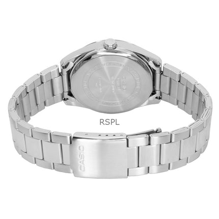 Reloj Casio Standard analógico de acero inoxidable con esfera azul de cuarzo MTP-1302DA-2A1V para hombre