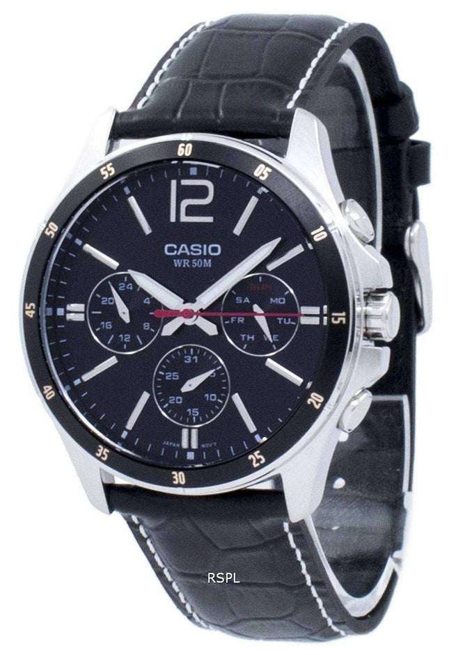 Reloj Casio Enticer cuarzo analógico MTP-1374L-1AV MTP1374L-1AV hombre