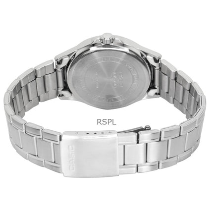 Reloj Casio Standard analógico de acero inoxidable con esfera azul de cuarzo MTP-1381D-2AV para hombre