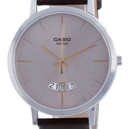 Reloj para hombre Casio Classic Analog Leather Quartz MTP-B100L-9E MTPB100L-9E
