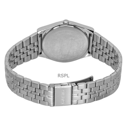 Reloj Casio estándar analógico de acero inoxidable con esfera azul y cuarzo MTP-B145D-2A2 para hombre