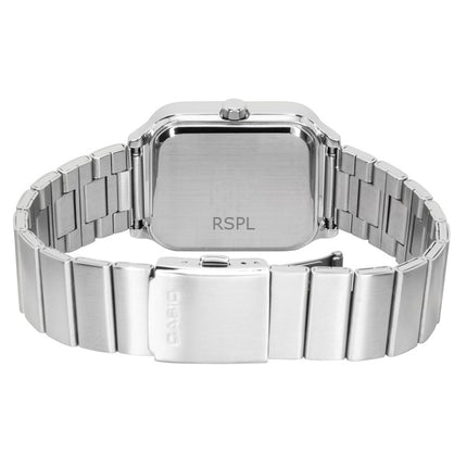 Reloj Casio Standard Analog de acero inoxidable con esfera azul y movimiento de cuarzo MTP-M306D-2AV para hombre