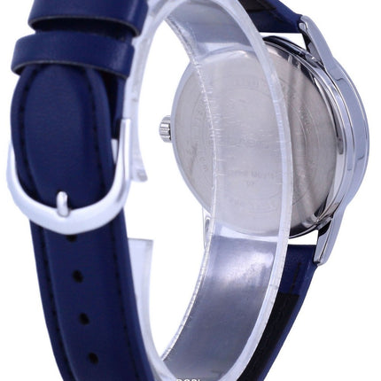 Reloj Casio de cuarzo analógico de acero inoxidable con esfera plateada MTP-V002L-2B3 MTPV002L-2 para hombre