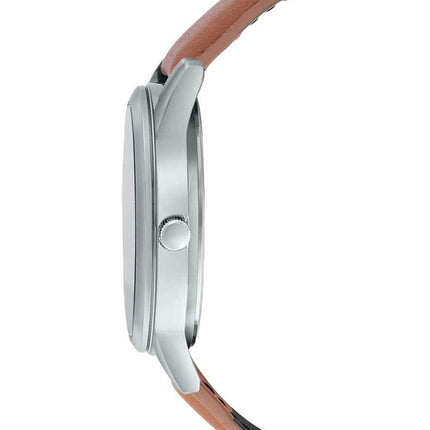 Reloj Casio de cuarzo analógico de acero inoxidable con esfera azul MTP-V005L-2B5 MTPV005L-2 para hombre