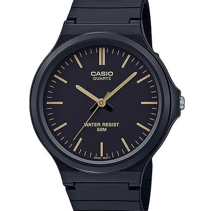 Reloj Casio MW-240-1E2V de cuarzo con esfera negra y correa de resina analógica estándar para hombre