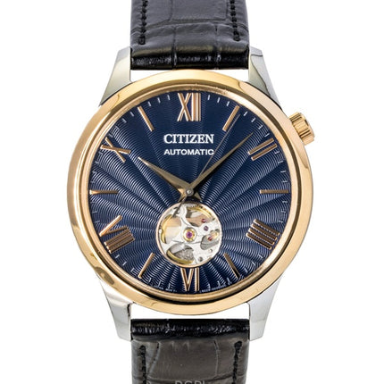 Reloj Citizen NH9136-02L automático con correa de piel y esfera azul para hombre