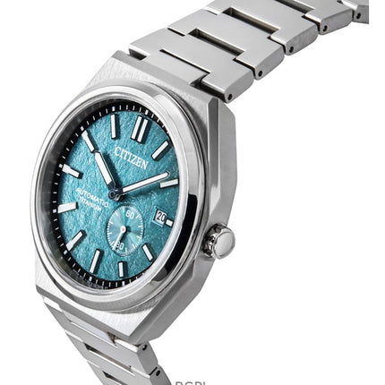 Reloj Citizen Zenshin Super Titanium con esfera verde automático NJ0180-80X 100M para hombre