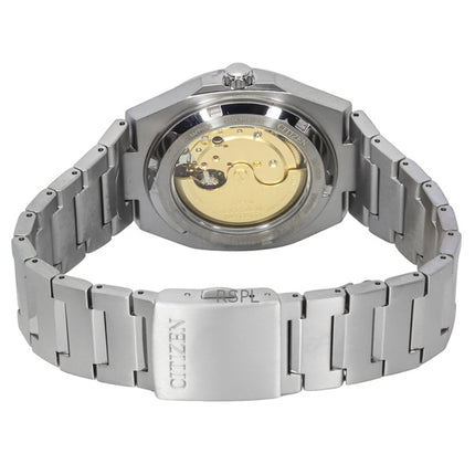 Reloj Citizen Zenshin Super Titanium con esfera naranja, automático, NJ0180-80Z, 100 m, para hombre