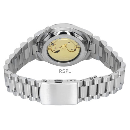 Reloj unisex Citizen Tsuyosa automático de acero inoxidable con esfera verde NJ0200-50X