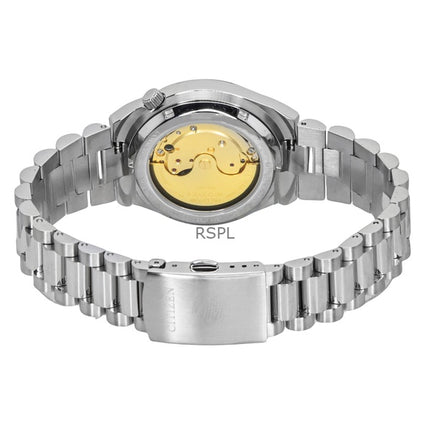 Reloj Citizen Tsuyosa automático de acero inoxidable con esfera rosa NJ0200-50Z para mujer