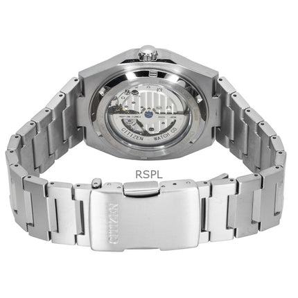 Reloj Citizen Zenshin 60 Super Titanium con esfera verde, automático, NK5020-58X, 100 m, para hombre