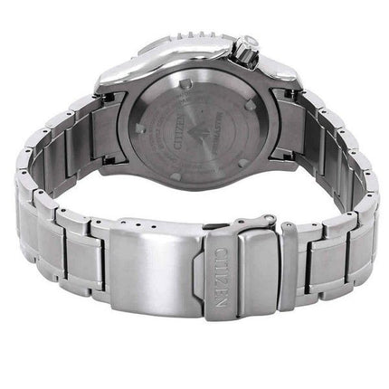 Reloj para hombre Citizen Promaster Marine con pulsera de titanio y esfera azul automático Diver',s NY0100-50M 200M