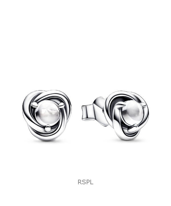 Pendientes Pandora de abril con cristales y circonitas cúbicas transparentes P-292335C01 para mujer