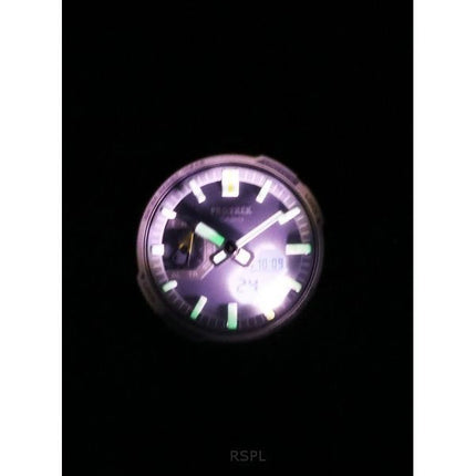 Reloj Casio Pro Trek analógico digital con correa de resina y enlace para teléfono inteligente, esfera gris, resistente al agua