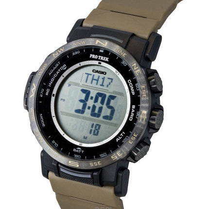 Reloj Casio Pro Trek Digital Solar de Resina Biológica PRW-35LD-5 100M para Hombre