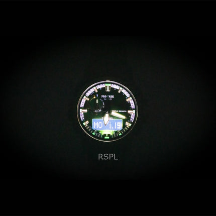 Reloj Casio Pro Trek analógico-digital 30.º aniversario con correa de resina de base biológica, esfera verde, solar PRW-61ANS-3, 100 m, para hombre