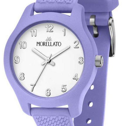 Morellato Soft White Dial Plastic Strap Quartz R0151163515 Reloj para mujer