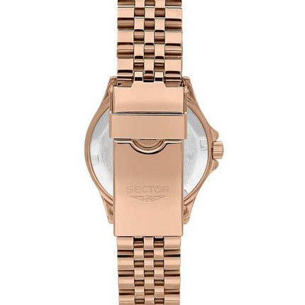 Sector 230 Just Time Rose Gold Stainless Steel Mother of Pearl Dial Quartz R3253161537 100M Women's Watch