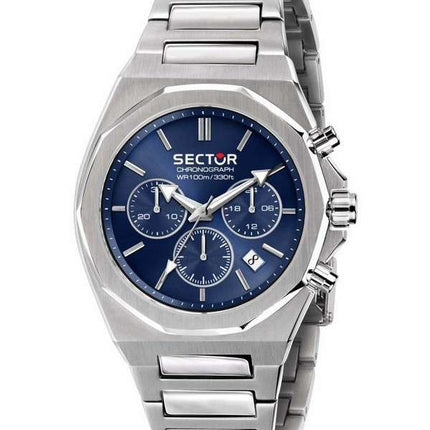 Sector 960 cronógrafo esfera azul acero inoxidable cuarzo R3273628003 100M reloj para hombre