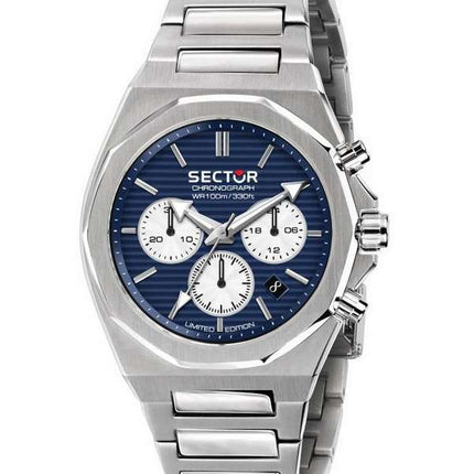 Sector 960 cronógrafo esfera azul acero inoxidable cuarzo R3273628005 100M reloj para hombre