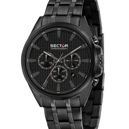 Sector 280 cronógrafo esfera negra acero inoxidable cuarzo R3273991001 reloj para hombre