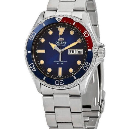 Orient Mako Kamasu Dial azul Automático Diver&#39,s RA-AA0812L19B 200M Reloj para hombre