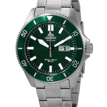 Reloj para hombre de acero inoxidable con esfera verde de Oriente automÃ¡tico RA-AA0914E19B 200M