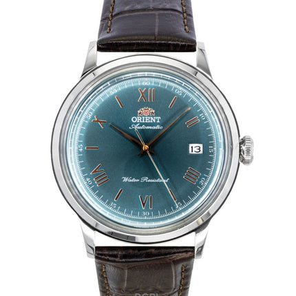 Reloj Orient Classic automático con correa de piel y esfera verde RA-AC0023E para hombre